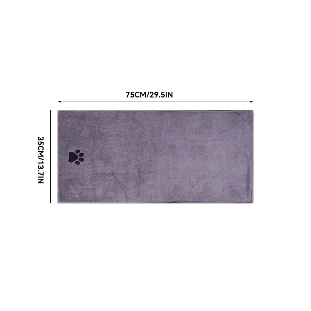 Serviette microfibre Pattimo grise