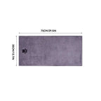 Serviette microfibre Pattimo grise
