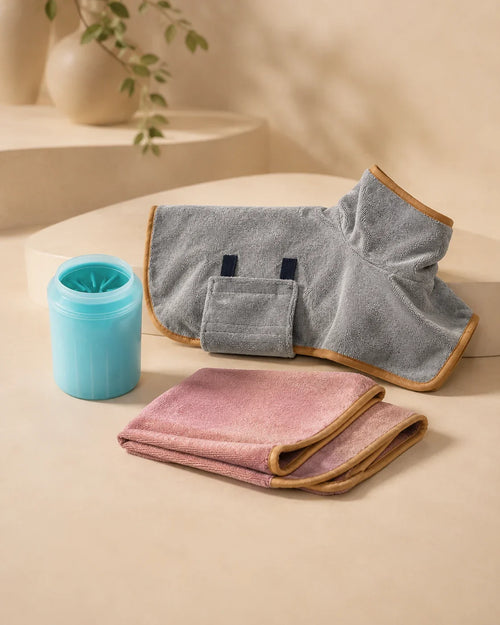 Présentation éditoriale du Kit Retour Propre Pattimo avec ses trois essentiels
